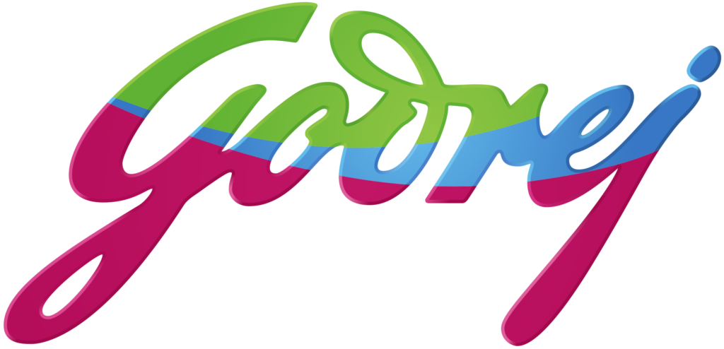 Godrej company logo – green rectangular emblem with white 'G' letter, symbolizing trust and sustainability.